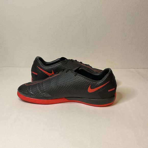 Nike Phantom GT Academy IC Indoor Soccer CK8467-060 Black Red Men's Size‎ 12 - Picture 5 of 8
